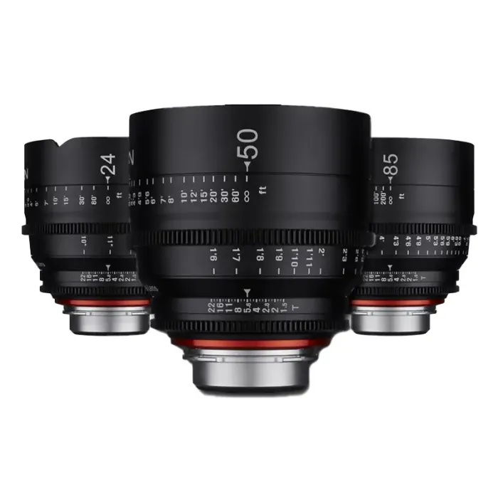 Samyang XEEN SET 24mm , 50mm , 85mm - T1.5 CINE Canon EF - Wypożyczenie